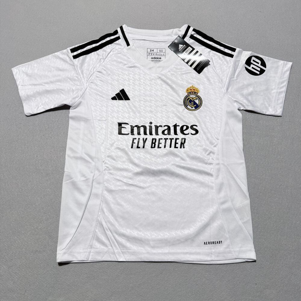 Jude Bellingham #5 Real Madrid Adidas Home Jersey Football Youth White - 24 NWT